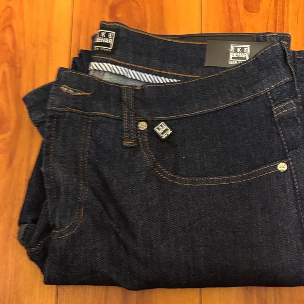 Ike Behar Indigo Denim Pants